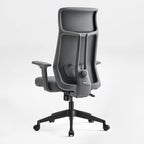 Microfiber Leather Office Chair - Dual-Layer Contoured Ergonomic