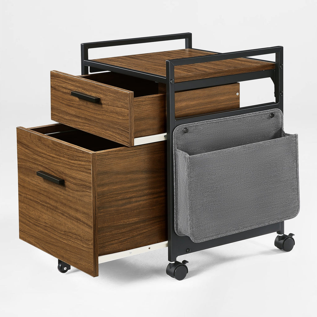 23'' Rolling File Cabinet with Drawer