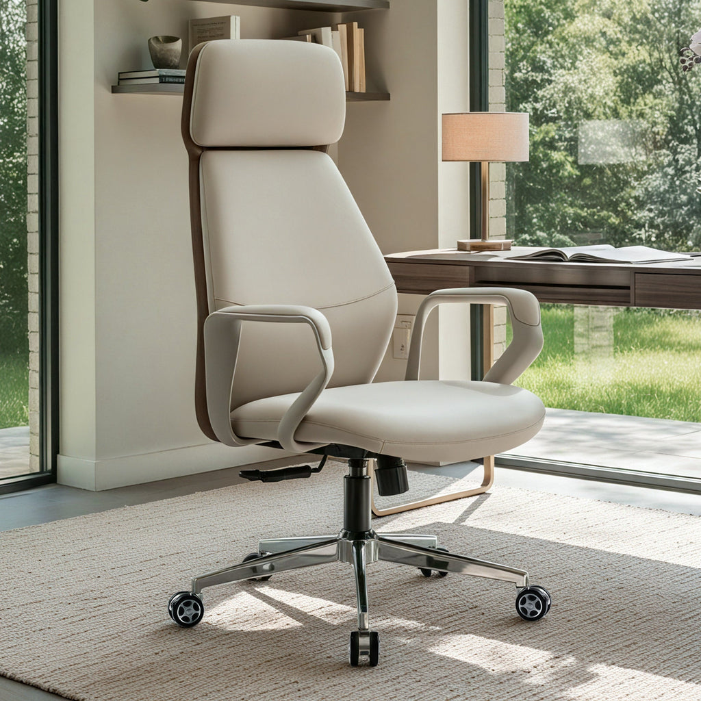 Faux Leather Executive Office Chair - Premium High-End Style