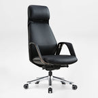 Napa Leather Executive Office Chair - Fully Adjustable