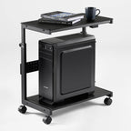 Height-Adjustable Illuminated Panel CPU Cart
