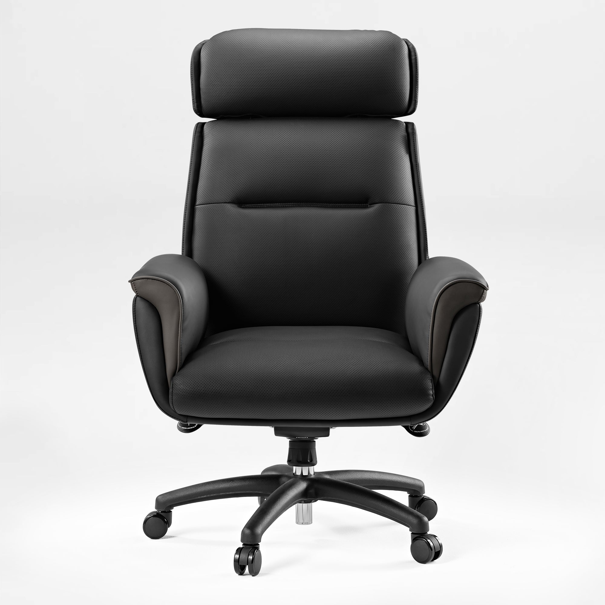 Microfiber Leather Executive Office Chair with Adjustable Headrest