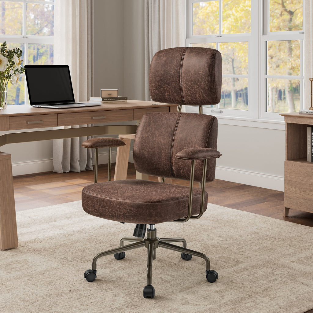 High Back Office Chair - Ultra Soft Cushion Adjustable