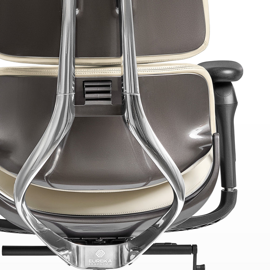 Ergonomic Executive Office Chair - PU Leather 4D Armrests Self-Adapting