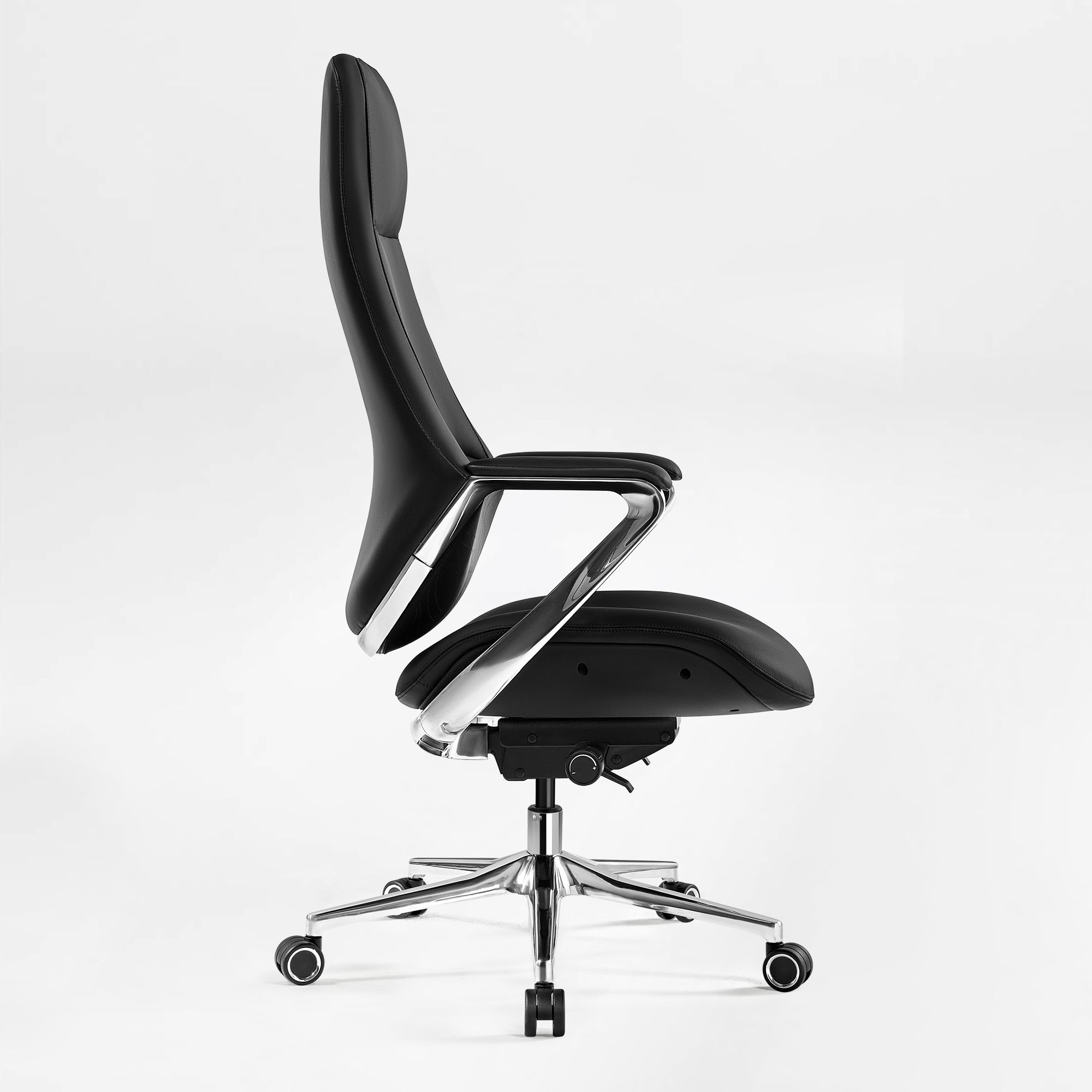 Silicone Leather Executive Office Chair - Clean Lines Home Office