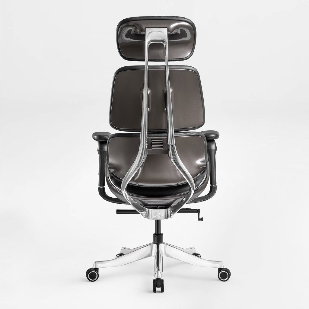 Ergonomic Executive Office Chair - PU Leather 4D Armrests Self-Adapting