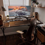 Carbon Fiber Dual Monitor Stand