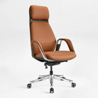 Napa Leather Executive Office Chair - Fully Adjustable