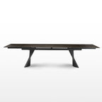 Extendable Rectangular Dining Table, White