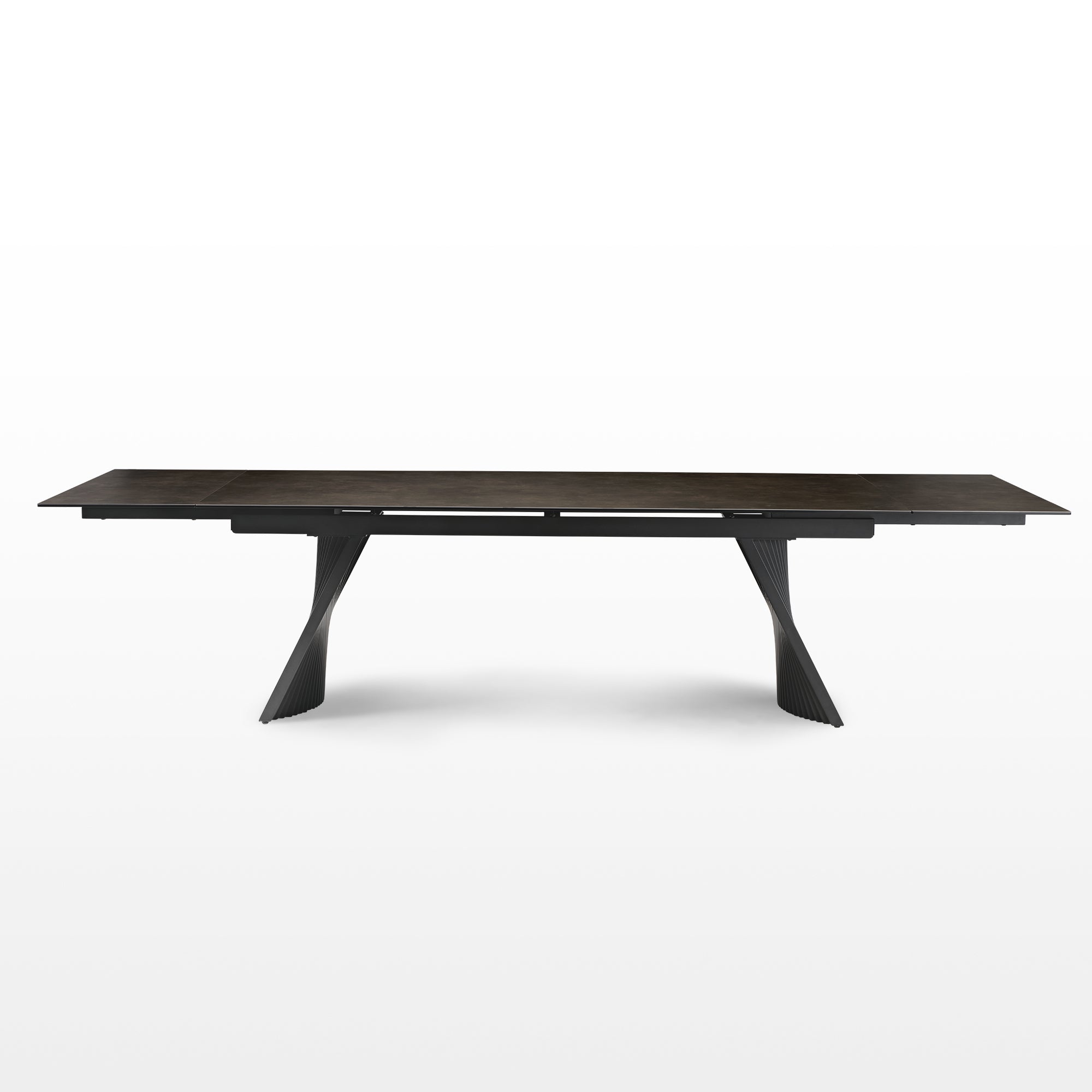 Extendable Rectangular Dining Table, White