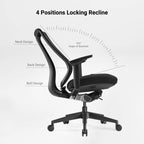 Ergonomic Office Chair - Mesh Modern Silhouette Smart Adjustability