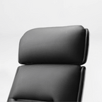 Microfiber Leather Executive Office Chair with Adjustable Headrest