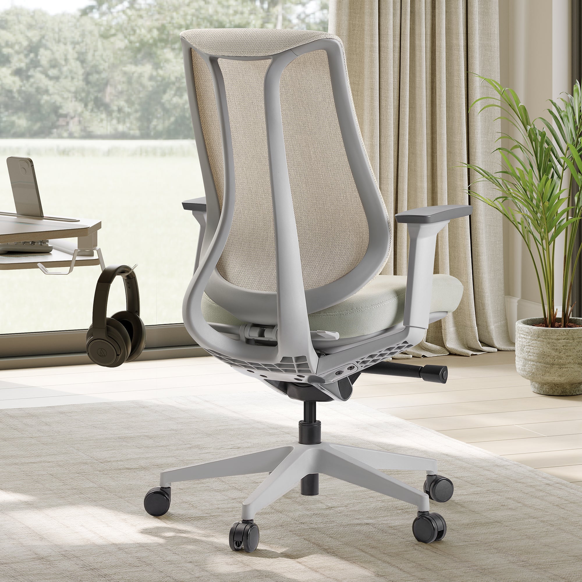 Ergonomic Office Chair - Mesh Modern Silhouette Smart Adjustability