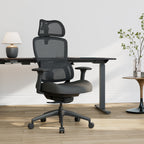 Ergonomic Office Chair - 3D Adaptive Lumbar Support Adjustable