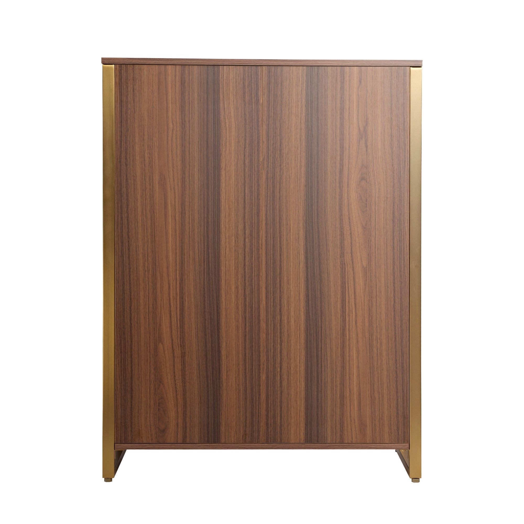 42 Chest 5-Drawers Dresser Accent Cabinet Walnut