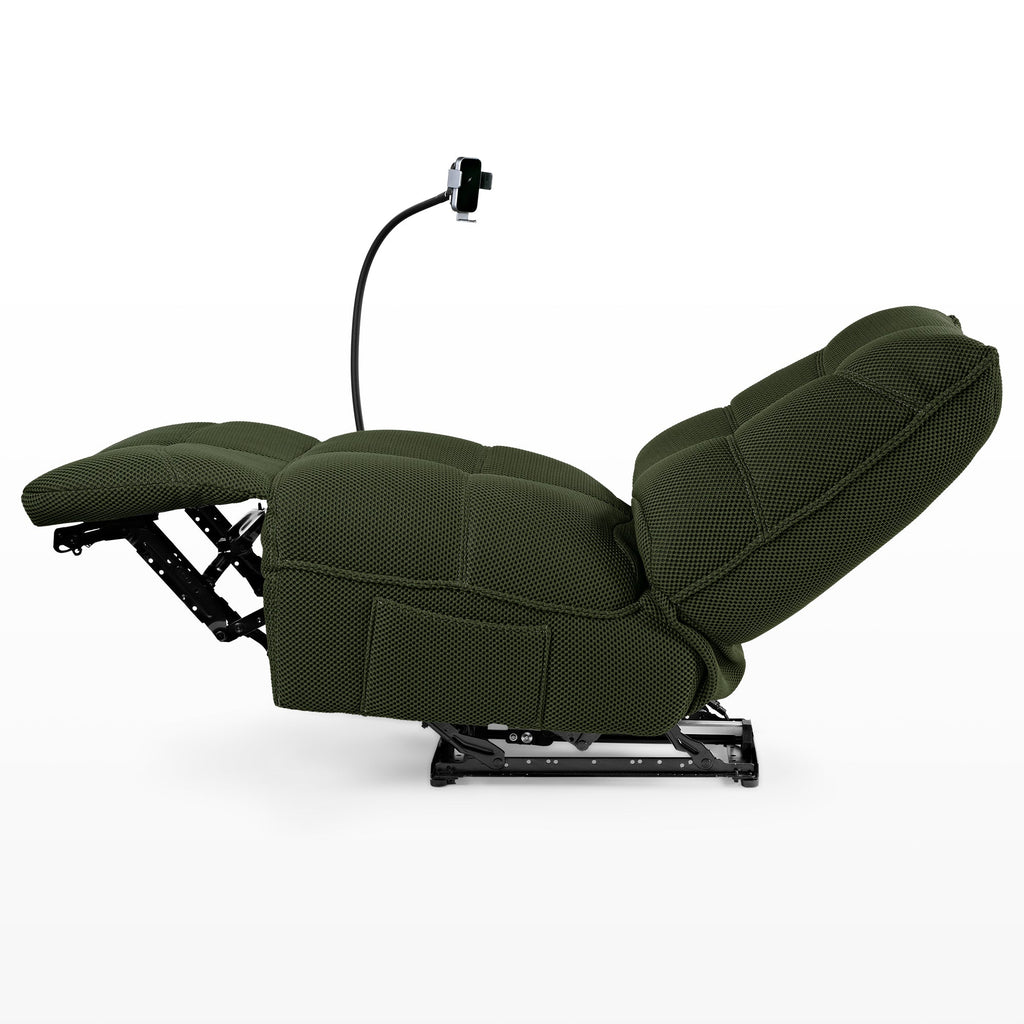 Recliner with Wireless Charging and USB Port