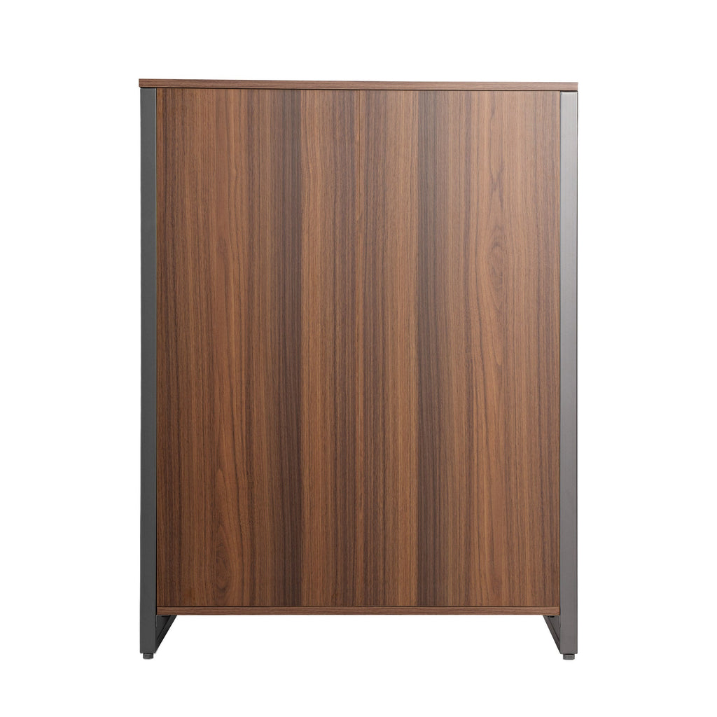 42 Chest 5-Drawers Dresser Accent Cabinet Walnut