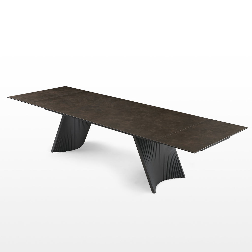 Extendable Rectangular Dining Table, White