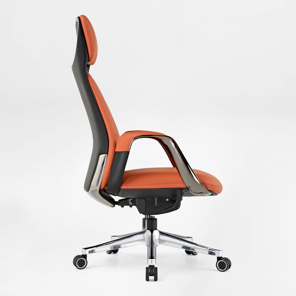 Napa Leather Executive Office Chair - Fully Adjustable