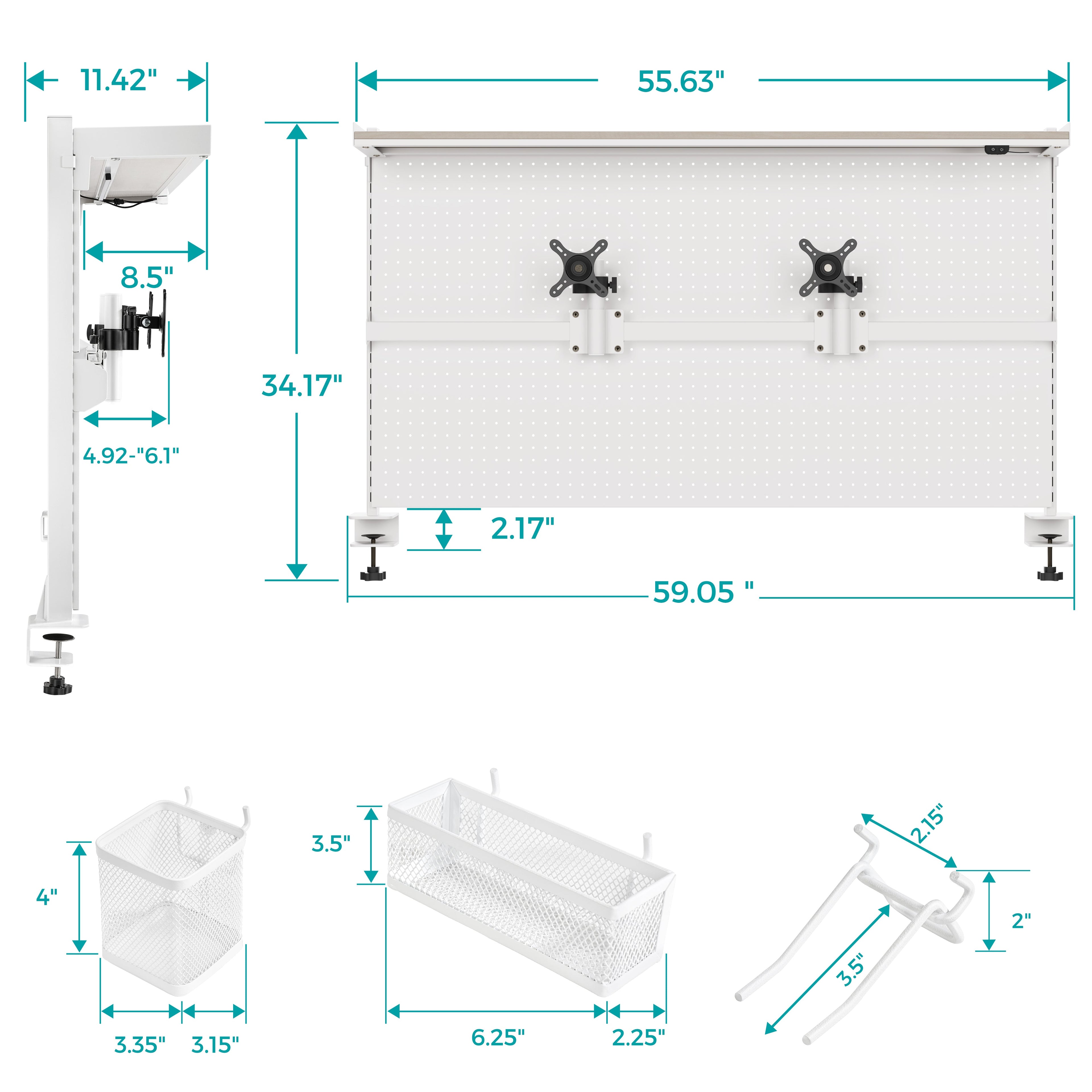 Pegboard Wall Organizer