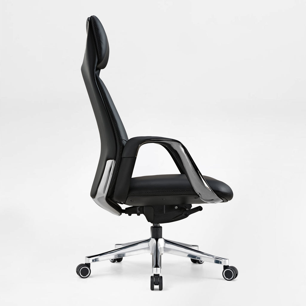 Napa Leather Executive Office Chair - Fully Adjustable