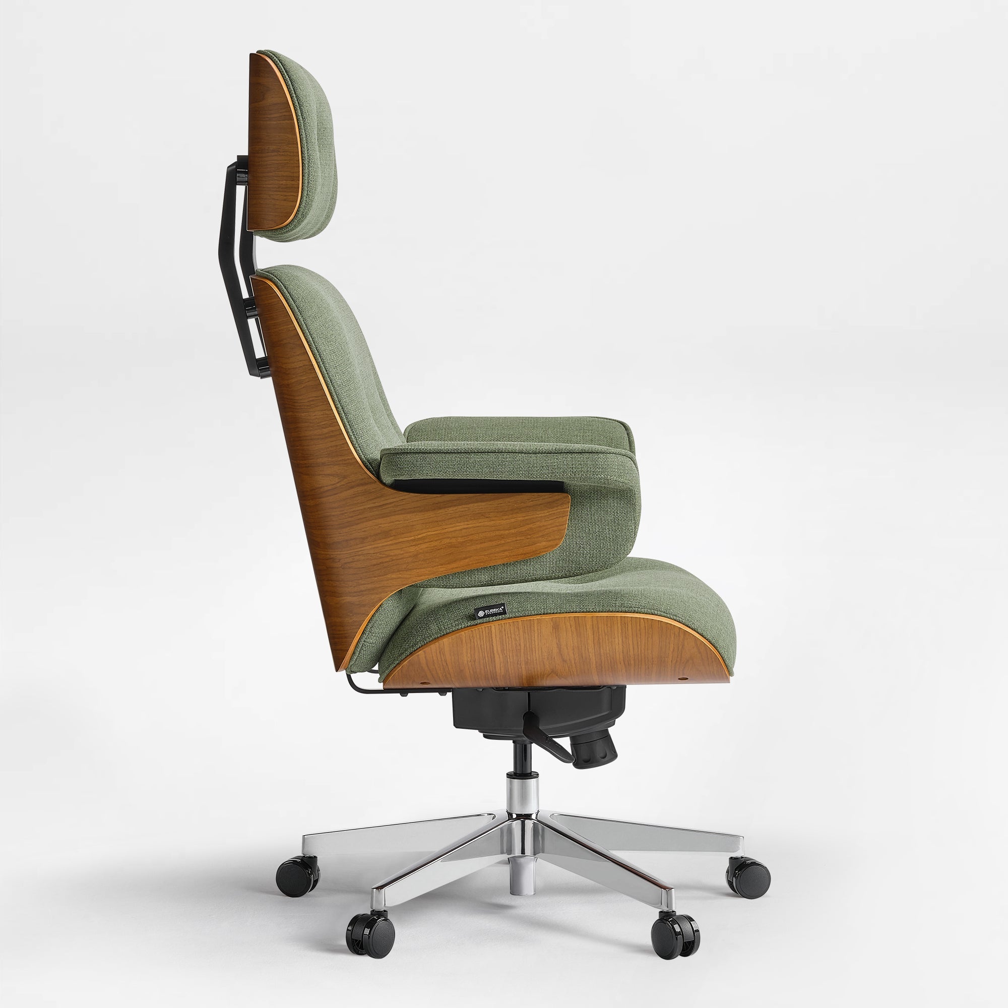 Genuine Leather Executive Office Chair - Classic Ergonomic Design