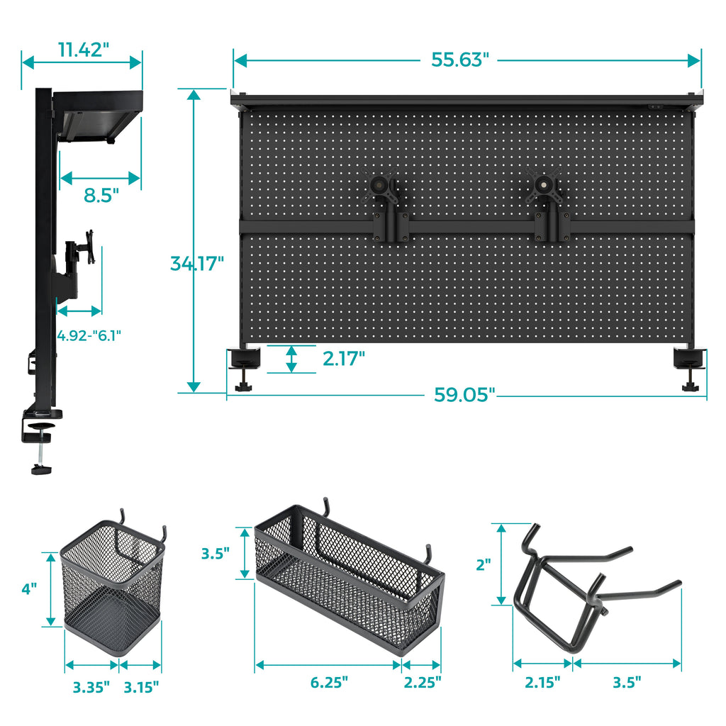 Pegboard Wall Organizer