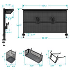Pegboard Wall Organizer