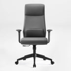 Microfiber Leather Office Chair - Dual-Layer Contoured Ergonomic