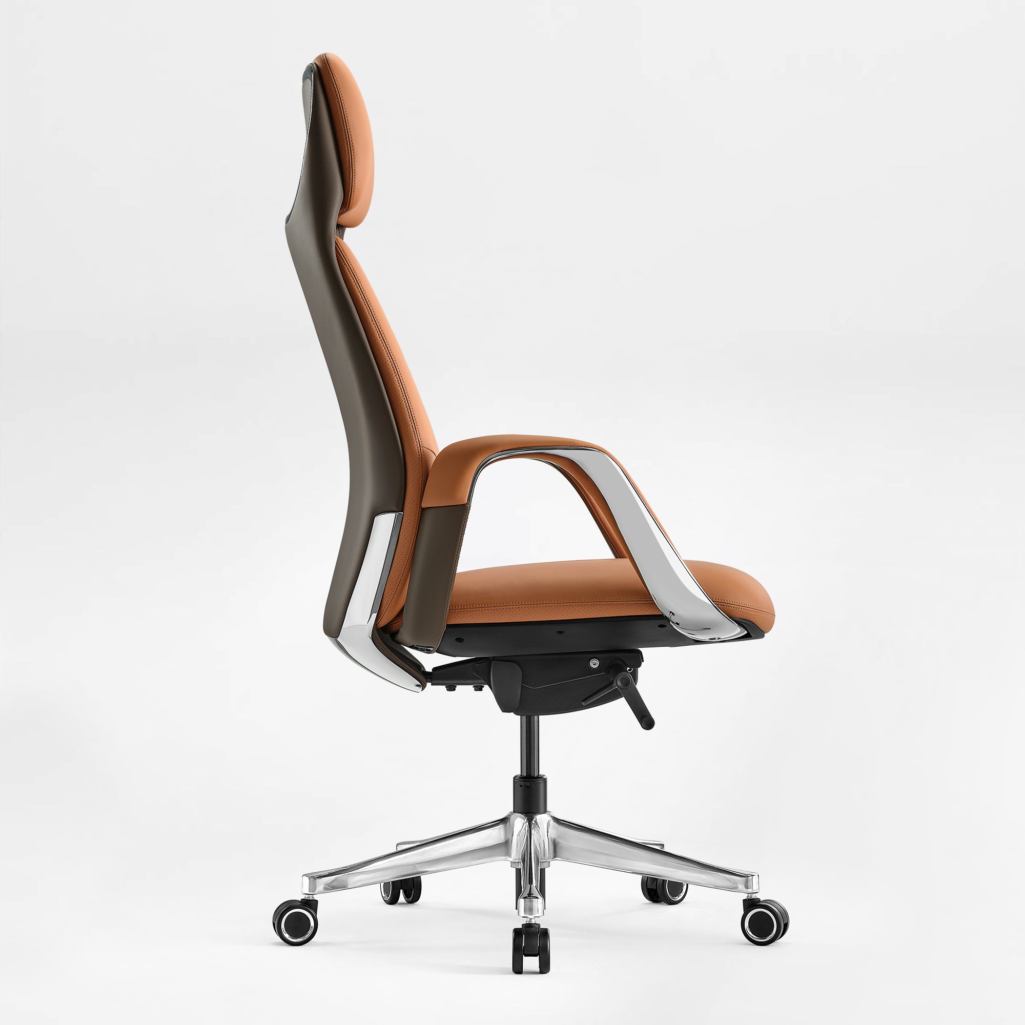 Napa Leather Executive Office Chair - Fully Adjustable