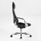 Genuine Leather Executive Office Chair - Butterfly Design High Back