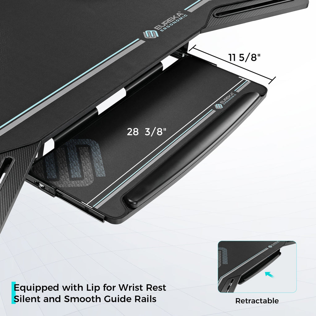 Wing-Shaped Studio Desk (73x23)