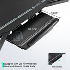 Wing-Shaped Studio Desk (73x23)
