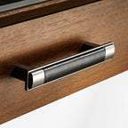 63x23 L-Shaped Height Adjustable Executive Desk, Black and Gold Sintered Stone