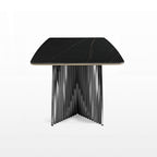 Rectangular Dining Table with Bench, Natural Wood