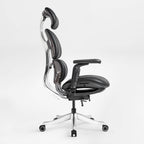 Ergonomic Executive Office Chair - PU Leather 4D Armrests Self-Adapting