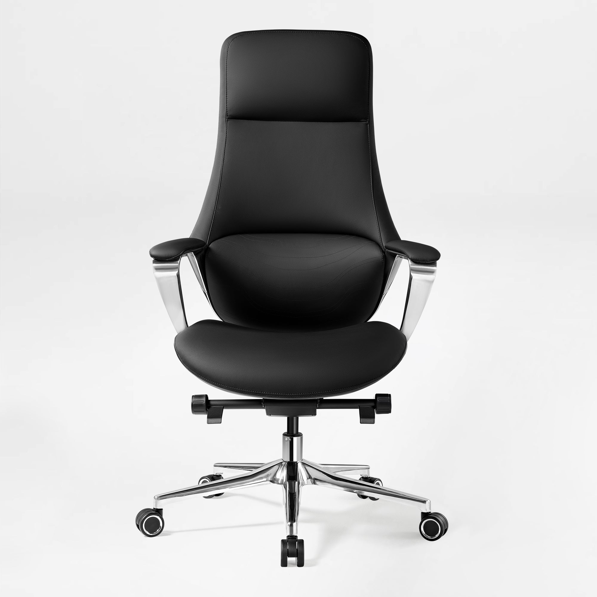 Silicone Leather Executive Office Chair - Clean Lines Home Office