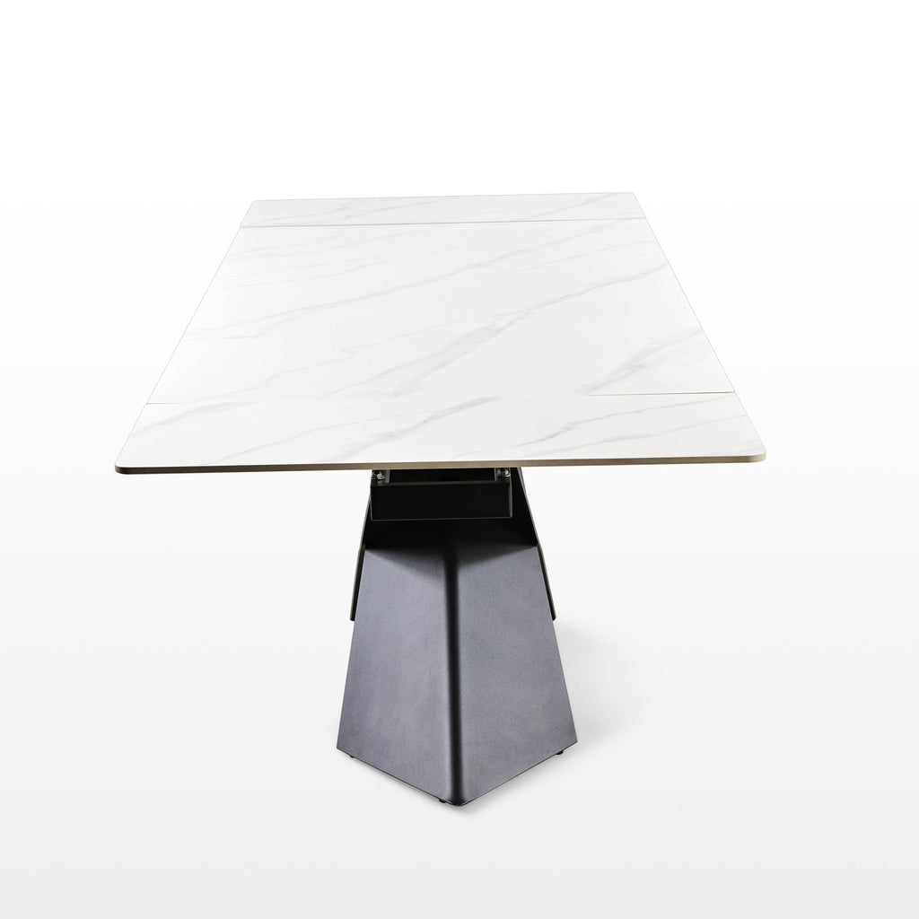 Oval Dining Table with Upholstered Bench, Gray