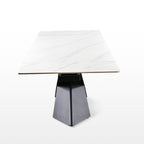 Oval Dining Table with Upholstered Bench, Gray