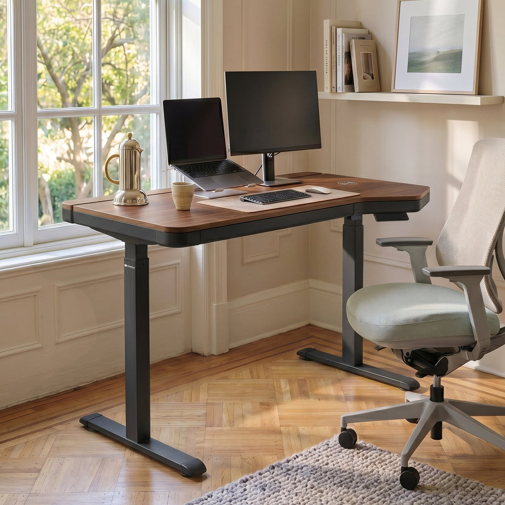 Bureau debout électrique avec éclairage RVB (55x34)