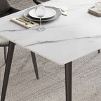Rectangular Farmhouse Dining Table, Brown