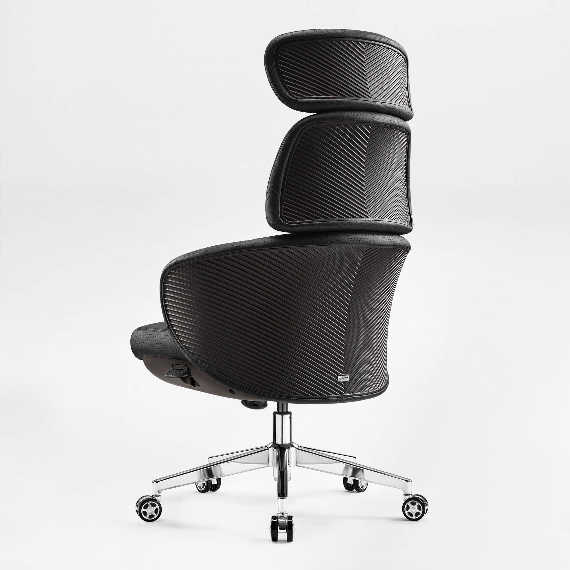 Microfiber Leather Executive Office Chair - Modern Lines Home Office