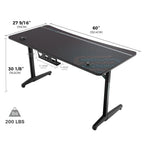 Full-Surface Mousepad Gaming Desk (60x27)