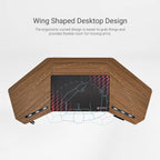 Wing-Shaped Standing Desk (63x23)