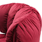 Velvet Dining Side Chair, Set of 1, Red and Green
