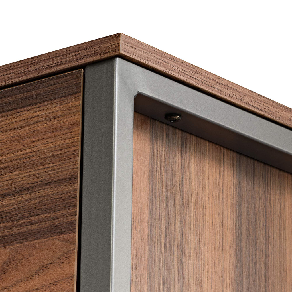 42 Chest 5-Drawers Dresser Accent Cabinet Walnut