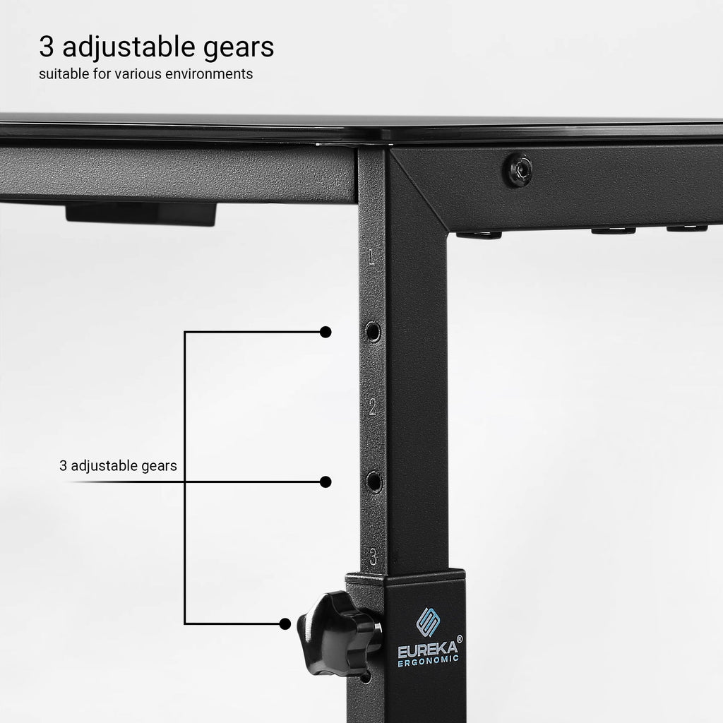 Height-Adjustable Illuminated Panel CPU Cart