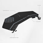 Wing-Shaped Standing Desk (63x23)