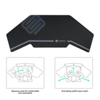 Wing-Shaped Standing Desk (63x23)