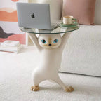 23''H, Enchanting Cat Side Table
